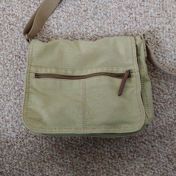 Relic Cotton Green Cross-Body Bag Thick Strap - Picture 3 of 8